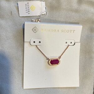 Kendra Scott rose gold necklace